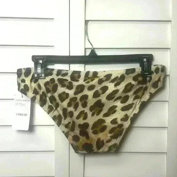 Vince Camuto Leopard Print Bikini Bottoms Size Small NWT - Picture 5 of 9